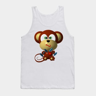 Cute Mighty Muscular Monkey Tank Top